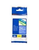 Brother Nastro TZe555 24mm blau/white - TZE555