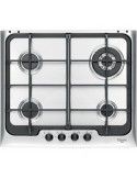 Electrolux PX640UOV Piano Cottura Gas 4 Fornelli 60 cm Nero, Acciaio inossidabile