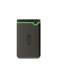 Transcend TS2TSJ25M3S Hard Disk Esterno 2 TB 2.5" USB tipo A Verde, Grigio