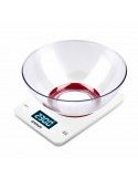 G3 Ferrari G20071 Bilancia da cucina elettronica 5 kg Rosso, Bianco