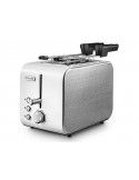 Delonghi CTX2203.W Tostapane 2 fette 550 W Argento, Bianco