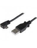 StarTech.com Cavo Micro-USB da Ricarica e Sincronizzazione angolato destro da 0,5m - USBAUB50CMRA