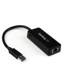 Startech.com Adattatore di Rete USB 3.0 Ethernet GLAN - Nero - USB31000SPTB
