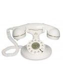 BRONDI TELEF. FILO VINTAGE 10 BIANCO Telefono a filo linea retro' , cavi in tessuto - 10 BIANCO