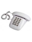BRONDI TELEF. FILO SIRIO BIANCO Design retr-, volume suoneria regol. indicatore linea imp. - SIRIO BIANCO