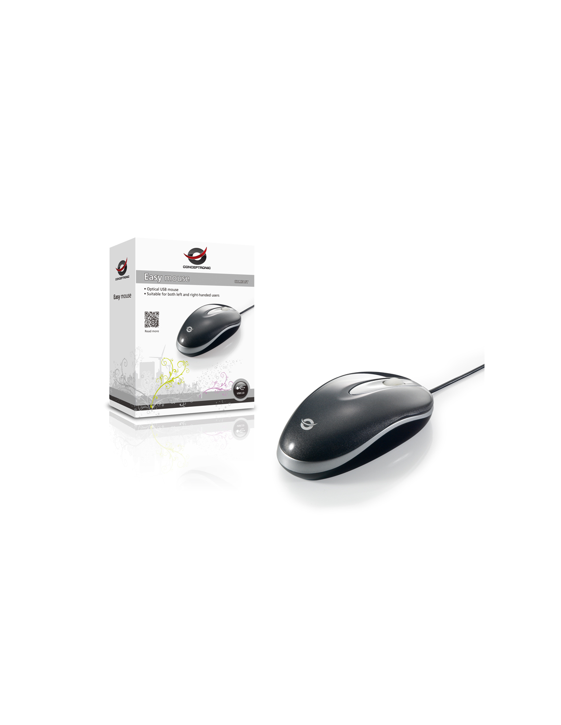 Hama Mouse Ottico Con Cavo USB – 1000 DPI, 3 Pulsanti, Rotella Di Scorrimento – Design Nero, Compatto E Preciso Per PC E Notebook