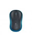 Logitech M185 Mouse Wireless 1000 DPI Nero, Blu - 910-002236