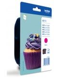 Brother LC123MBP Cartuccia Magenta Originale