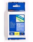 Brother Nastro TIPO TZ 12MM BIANCO/BLU - TZE-535