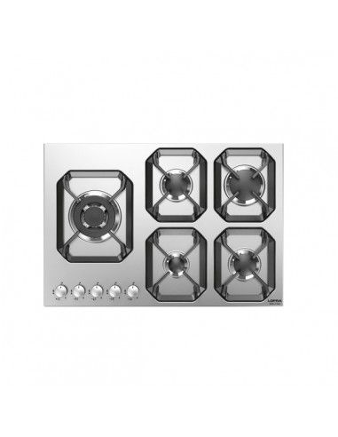 Lofra HLS7B0 Piano Cottura Gas 5 Fornelli 75 cm Acciaio inossidabile |  Tekworld.it