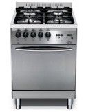 Lofra C66MF/C Cucina Gas 4 Fornelli con Forno Elettrico da 60 cm Acciaio inossidabile