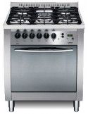 Lofra C76MF/C Cucina Gas 5 Fornelli con Forno Elettrico da 70 cm Acciaio inossidabile