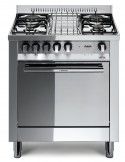 Lofra M75GV Cucina Gas 4 Fornelli con Forno da 70 cm Acciaio inossidabile