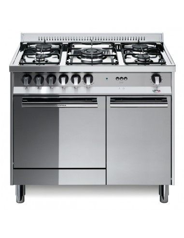 Lofra M85E/C Cucina Gas 5 Fornelli con Forno Elettrico da 80 cm Acciaio  inossidabile | Tekworld.it