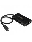 Startech.com Adattatore di Rete HUB USB 3.0 A 3 PORTE CON - HB30C3A1GE