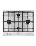 Smeg P260XGH Piano Cottura Gas 4 Fornelli 60 cm Acciaio inossidabile