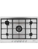 Smeg P272XGH Piano Cottura Gas 5 Fornelli 72 cm Acciaio inossidabile