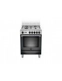 Bertazzoni La Germania AMN664GNEV Cucina Gas 4 Fornelli con Forno da 60 cm Nero
