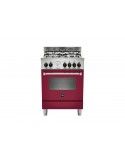 La Germania AMN664GVIT Cucina Combi 4 Fornelli con Forno da 60 cm Rosso