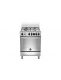 Bertazzoni La Germania AMN664GXV Cucina Gas 4 Fornelli con Forno da 60 cm Acciaio inossidabile