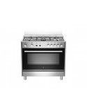 Bertazzoni La Germania FTR965GXV Cucina Gas 5 Fornelli con Forno da 90 cm Acciaio inossidabile