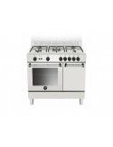 Bertazzoni La Germania AMN9P5GBV Cucina Gas 5 Fornelli con Forno da 90 cm Bianco