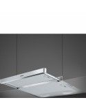 Smeg KSET61E2 Cappa Semintegrata 60 cm Classe D Argento