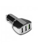 TURBOCARCH. 3USB 4.4A BLACK - CC3USBTURBOBK