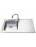 Smeg SP791D-2 Lavello 79X50 cm 1 Vasca Acciaio inossidabile