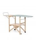 Foppapedretti ASSONATURALE Asse da Stiro NATURALE 101 x 49 cm Ripiegabile Alluminio, Cotone, Poliestere