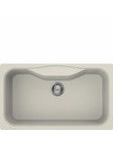 Smeg LSEG860P Lavello 86X50 cm 1 Vasca Rettangolare Granito Crema