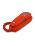 BRONDI TELEF. FILO A GONDOLA NEMO ROSSO Telefono a filo da tavolo, a gondola colore giallo - NEMO ROSSO