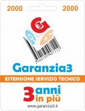 Estensione di 3 anni oltre la garanzia legale fino max 2000 €