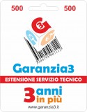 Estensione di 3 anni oltre la garanzia legale fino max 500 €