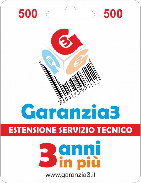 Garanzia3-500: Estensione Garanzia  al miglior prezzo | Tekworld