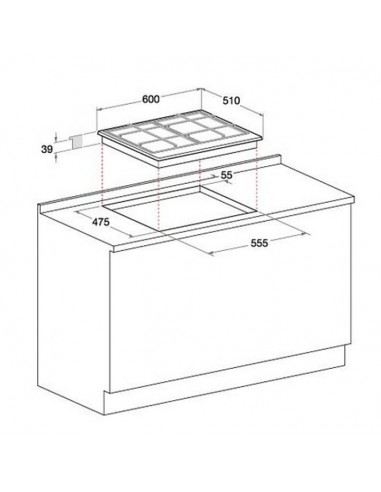 Hotpoint PCN 642 T/IX/HA Piano Cottura Gas 4 Fornelli 60 cm Acciaio  inossidabile | Tekworld.it