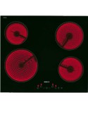 Beko HIC 64401 Piano Cottura Ceramica 4 Fornelli 58 cm Nero