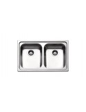 Apell VE792IBC Lavello 79X50 cm 2 Vasche Rettangolare Acciaio inossidabile
