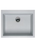 ELLECI QUADRA 105 SOTTOTOP LGQ10568BSO Lavello 57X50 cm 1 Vasca Granitek Titanio