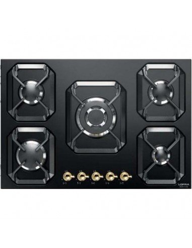 Lofra HRNM7AO Piano Cottura Gas 5 Fornelli 75 cm Nero | Tekworld.it