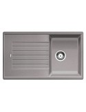 Blanco Zia 45 SL 1516739 Lavello 86X50 cm 1 Vasca Rettangolare con Gocciolatoio Alluminio