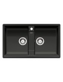 Blanco Zia 9 1516686 Lavello 86X19 cm 2 Vasche Rettangolare Granitek Antracite