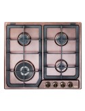 Delonghi ROF 46 PRO Piano Cottura Gas 4 Fornelli 58 cm Rame