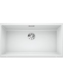 Blanco Subline 800-u 1523145 Lavello 83X46 cm 1 Vasca Rettangolare Silgranit Bianco