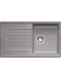 Blanco ZIA 5 S 1520513 Lavello 86X50 cm 1 Vasca Rettangolare con Gocciolatoio Silgranit Alluminio