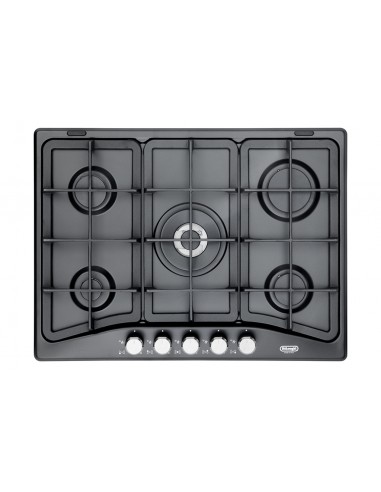 Delonghi PFA 57 GH Piano Cottura Gas 5 Fornelli 68 cm Antracite |  Tekworld.it