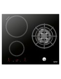 Lofra HIN612 Piano Cottura Combi 3 Fornelli 60 cm Nero