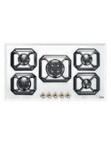 Lofra HRBP9AO Piano Cottura Gas 5 Fornelli 90 cm Bianco