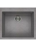 ELLECI Quadra 105 LGQ10548 Lavello 57X50 cm 1 Vasca Granitek Grigio