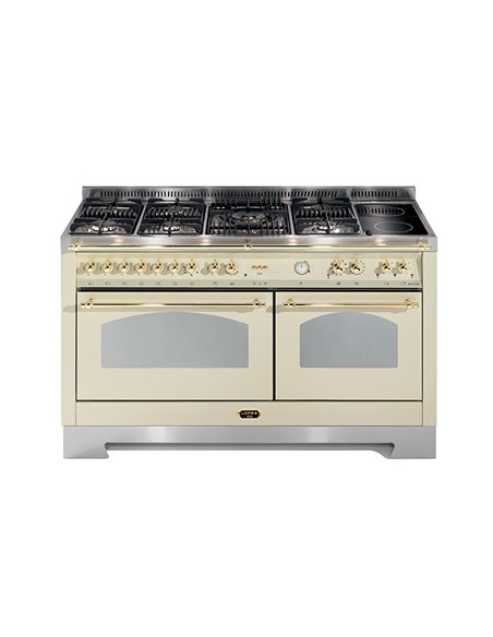Lofra RBID156MFT+MFT Cucina Gas 9 Fornelli con forno Elettrico da 150 cm  Avorio | Tekworld.it